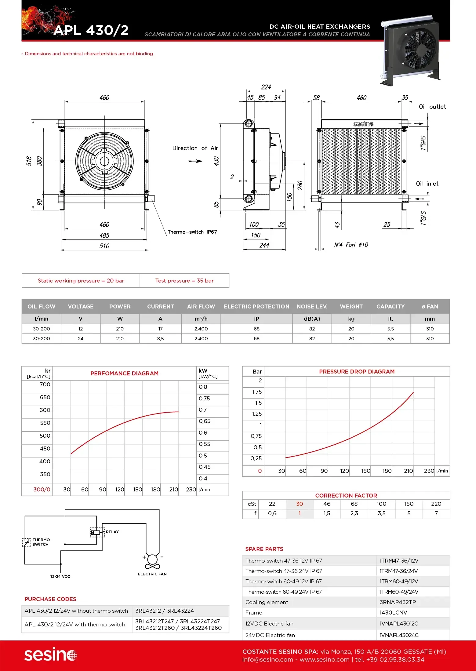 Sesino АР430/2Е industrial component reference