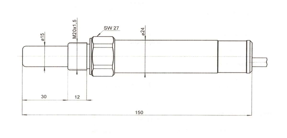 Dinel Capacitive level sensor CLS-203