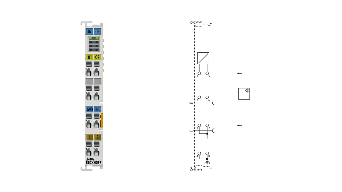 Beckhoff EL4104-0000 industrial component reference