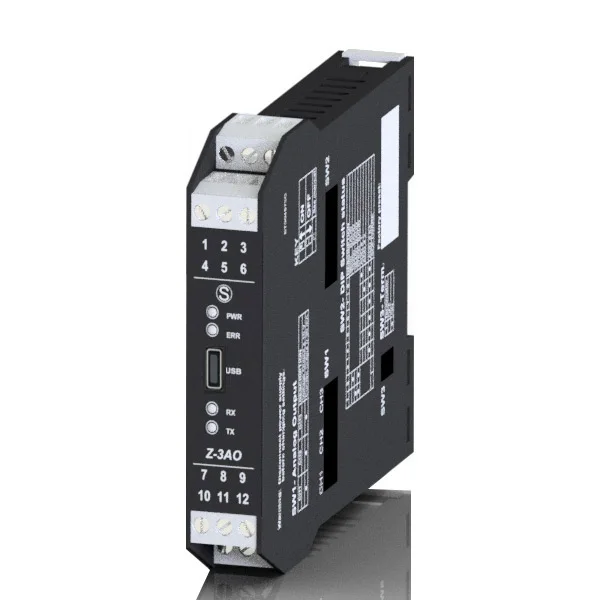 Seneca Z-3ao 3-Ch Analog Output Module / Rs485 Modbus Rtu