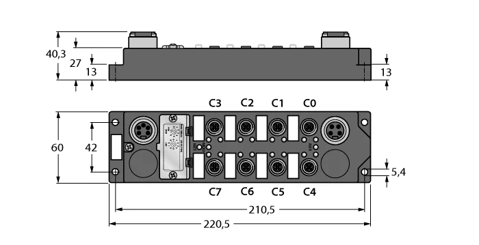 Turck FDNP-S0808G-WW