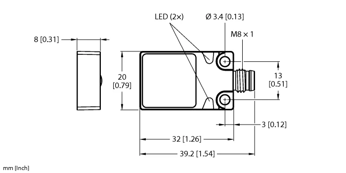 Turck BC5-Q08-AN6X2-V1131/S250