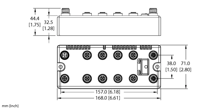 Turck BLCDP-8M12LT-4AI-VI-4AI-VI