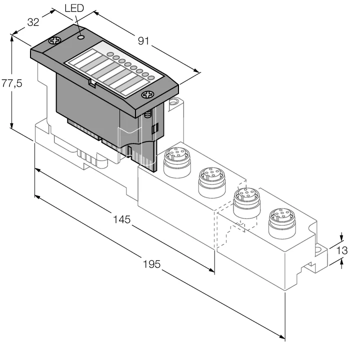 Turck BL67-2AO-I
