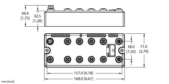 Turck BLCEN-8M12LT-4AI-TC-4AI-TC