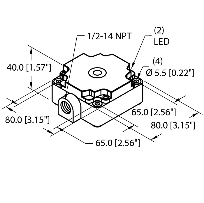 Turck NI50-CP80-VN4X2